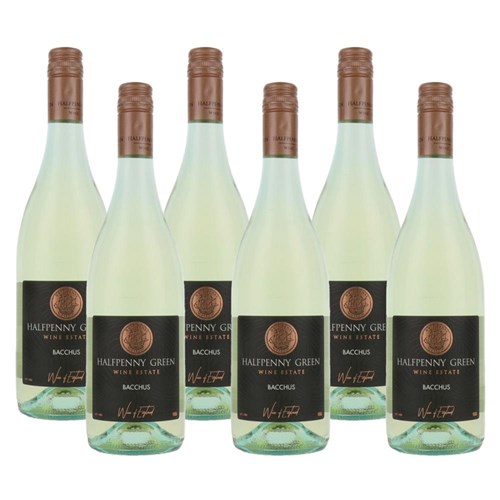Case of 6 Halfpenny Green Bacchus 75cl White Wine